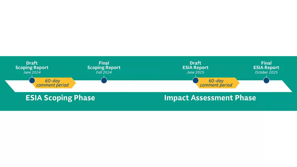 ESIA timeline