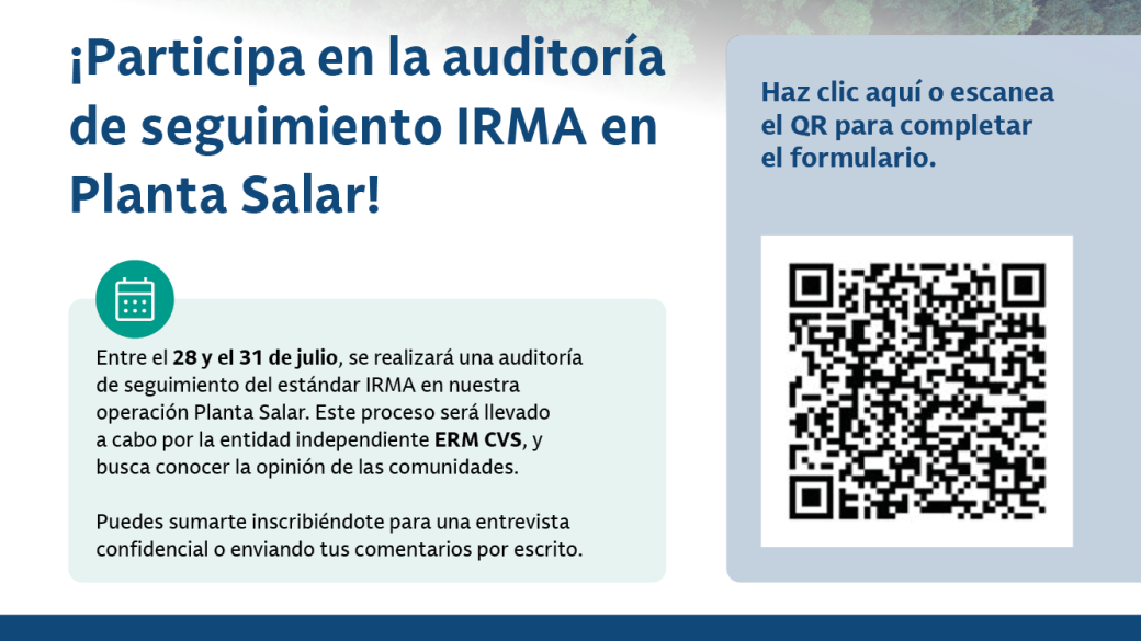 La Auditoria de Seguimiento IRMA