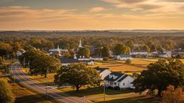 A sunset photo of Richburg, SC
