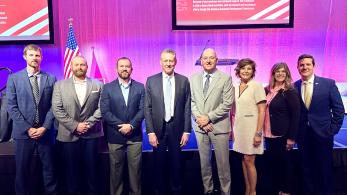 Albemarle employees at Arkansas Economic Development Foundation luncheon