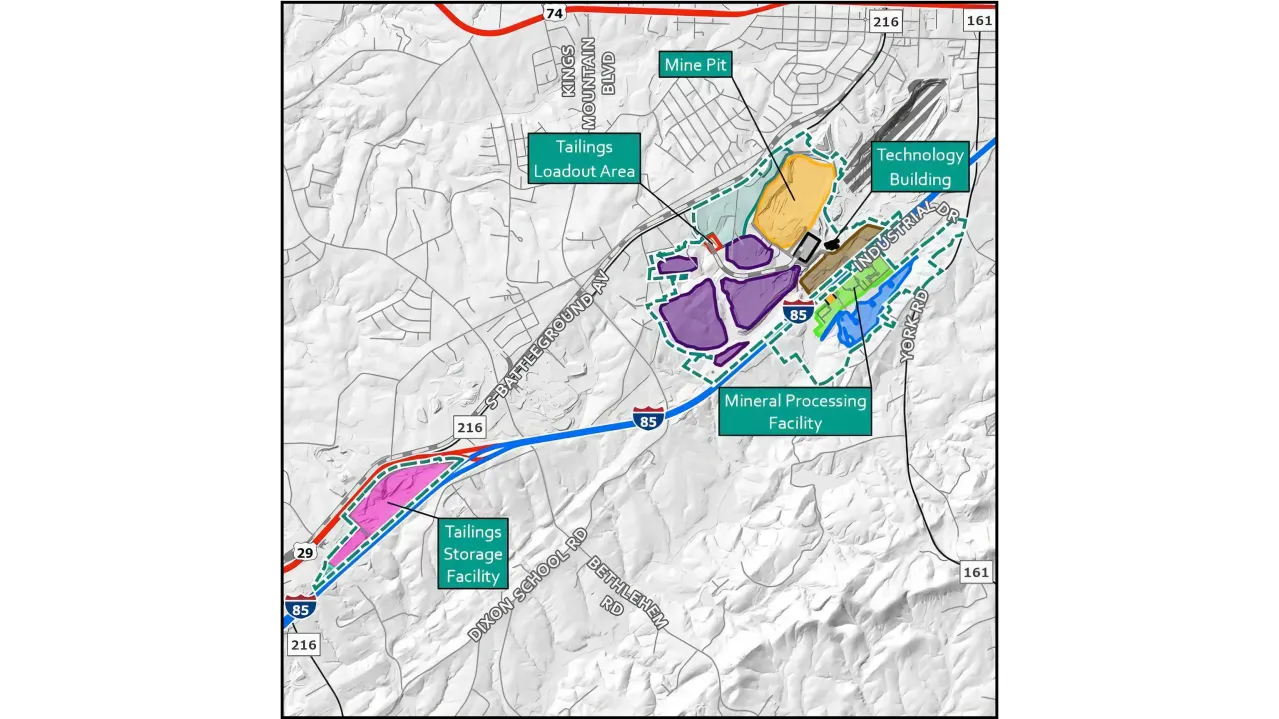 Tailings Site Map