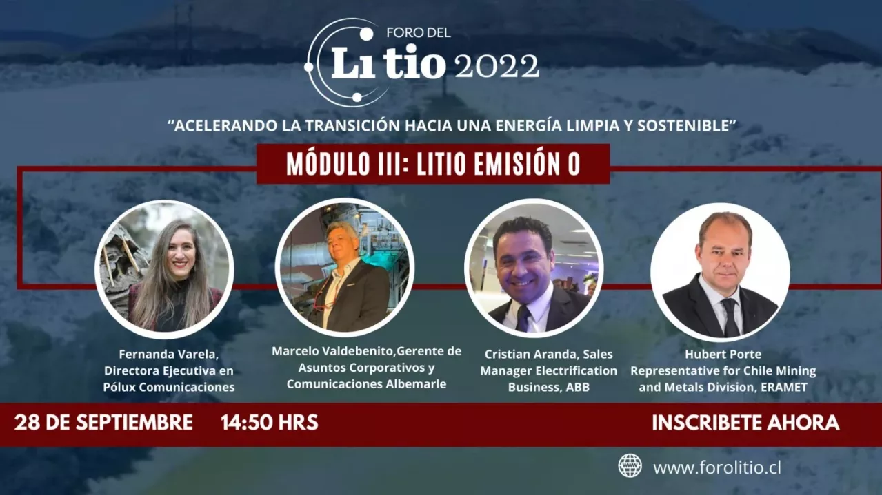 Foro Litio 2022 announcement