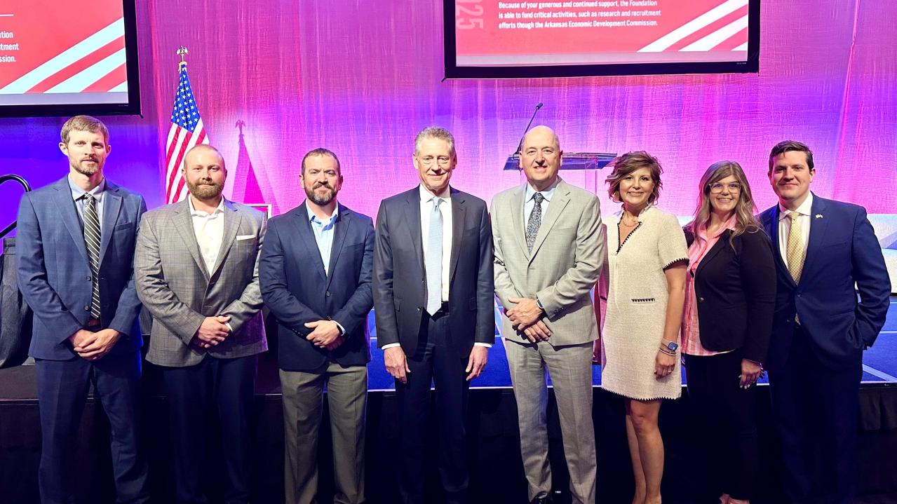 Albemarle employees at Arkansas Economic Development Foundation luncheon