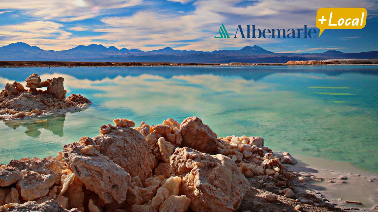 Albemarle Chile Newsletter Banner Photo