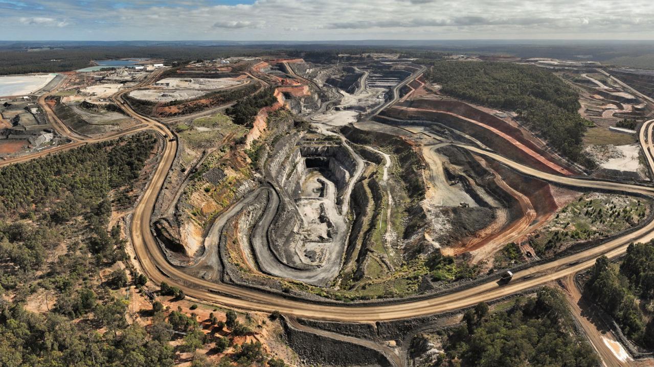 Credit: Talison Lithium - Australia Greenbushes lithium pit