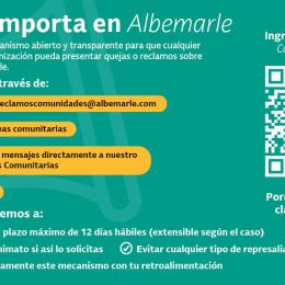 Tu Voz Importa en Albemarle Chile