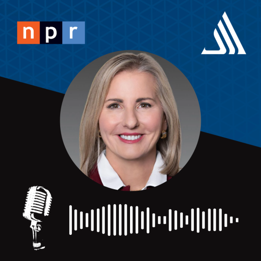 A Photo of Albemarle's Melissa Anderson for an NPR podcast