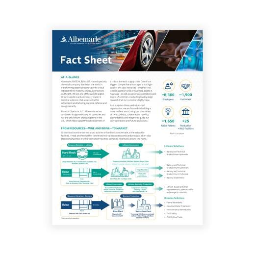 Albemarle Media Fact Sheet