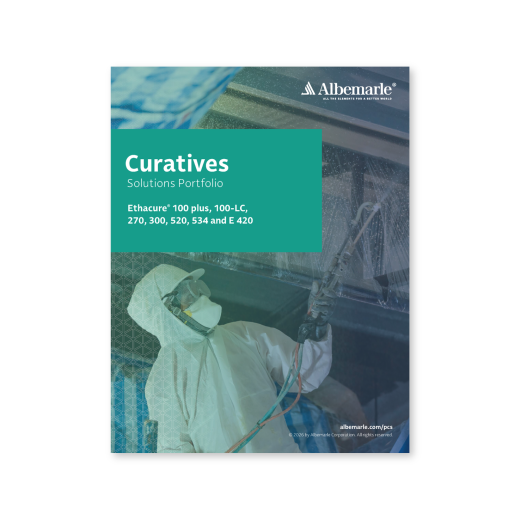 Image of Albemarle's Curative brochure