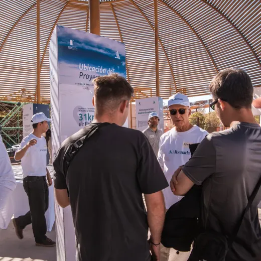 Albemarle Chile open house and community participation