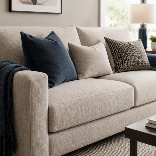 A photo of a sofa