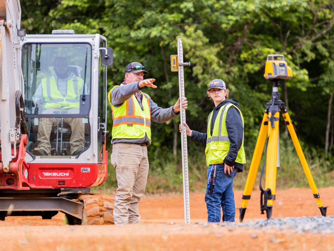 workers at a construction site