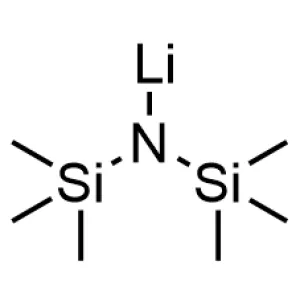 Lithium Hexamethyldisilazide (LHMDS), typ. 25 % solution in THF (typ. 1.3 M)