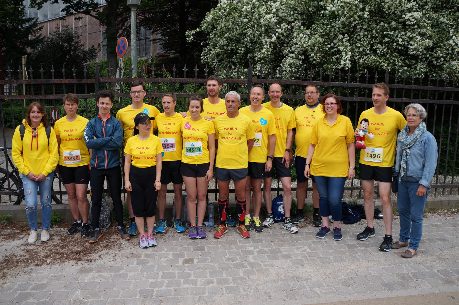 A team of employees in Belgium supports a local charity called, Pinocchio.